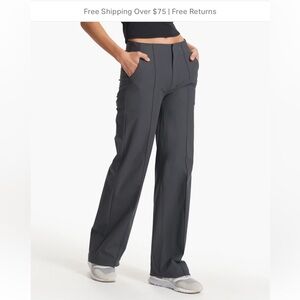 Vuori Meta Wideleg VersaLife pant in charcoal. Like new, only worn a few times.